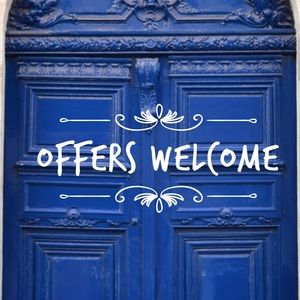 I welcome offers!